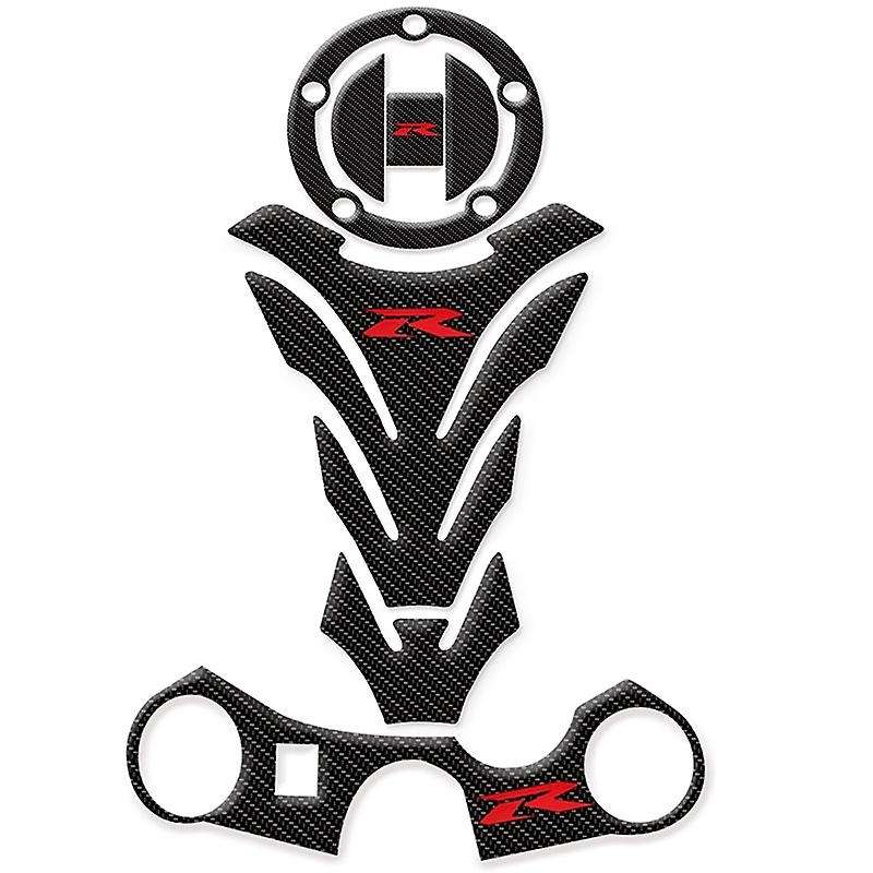 Carbon Fuel Tank Cap Sticker Pad for GSXR 1000 2003-2004 GSXR 600 750 2004-2005