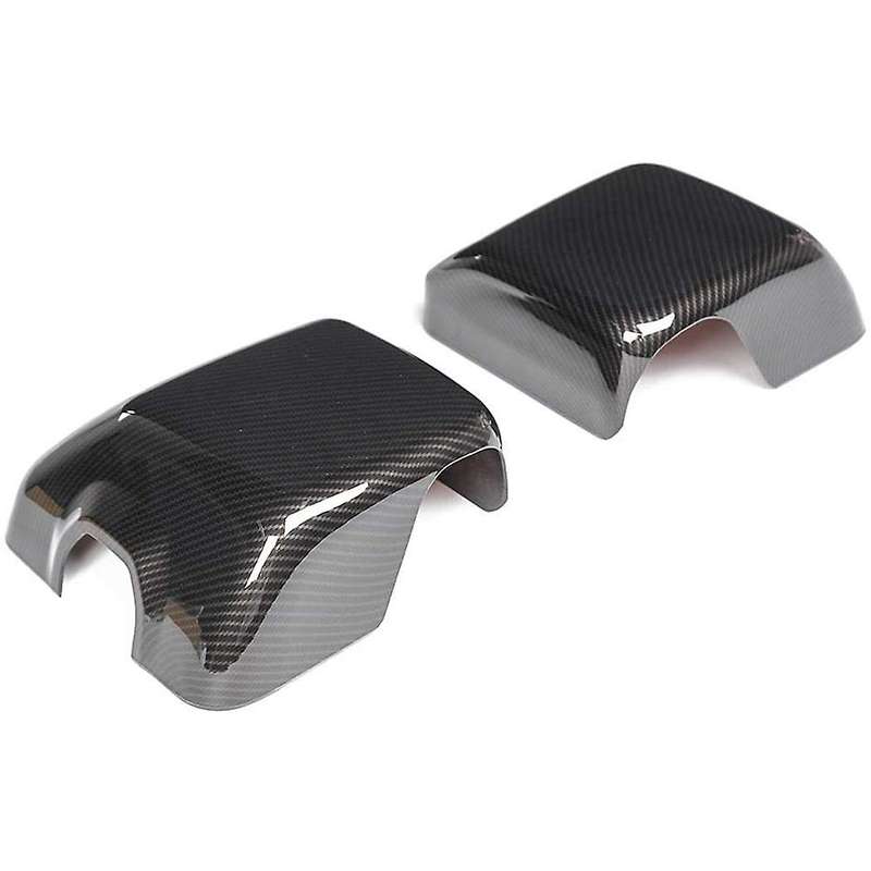 Carbon Fibre Rear View Mirror Cover Reverse Mirror Cover Decoration Frame with Turn Light for Wrangl
