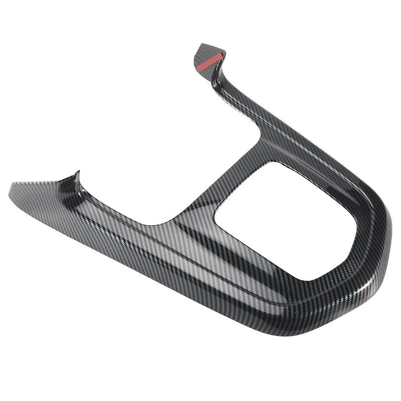 Carbon Fibre for Navara Np300 2016-2019 Car Gear Shift Knob Frame Panel Decoration Cover Trim Stick