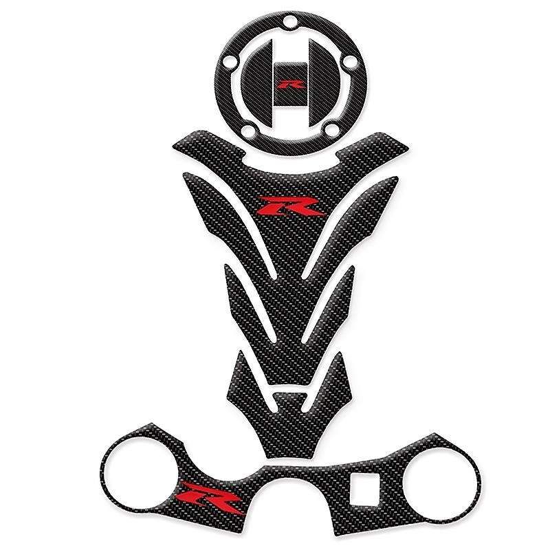 Carbon Fuel Tank Cap Sticker Pad for GSXR 600 750 2006-2010