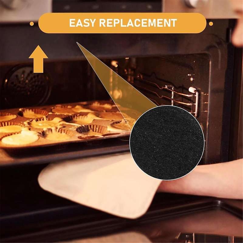 Carbon Microwave Air Filter Replacement for OTRFILTER / OTRFILTER1 PureAir Charcoal Carbon 4-Pack