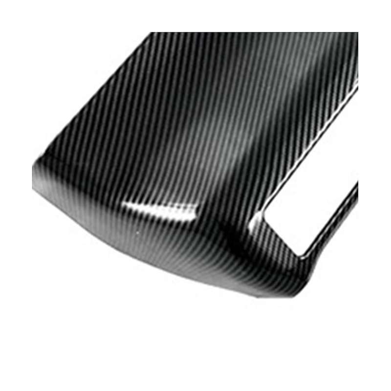 Carbon Interior Rear Air Condition Vent Outlet Frame Anti-kick Usb Panel Cover for Land Cruise Lc30