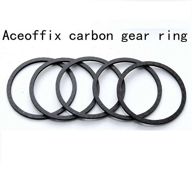 Carbon Gear Ring Carbon Fiber Hub Base Washer Flywheel Middle Shaft Washer for Modification