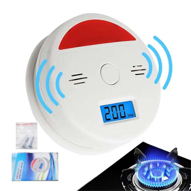 Carbon Monoxide Detector Sensor Alarm Household Honeycomb Gas Leakage Carbon Monoxide Monitoring Too