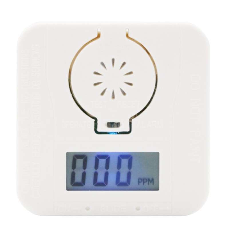 Carbon Monoxide Smoke Detector Alarm Poisoning Gas Warning Sensor Security Poisoning Alarm Lcd Photo