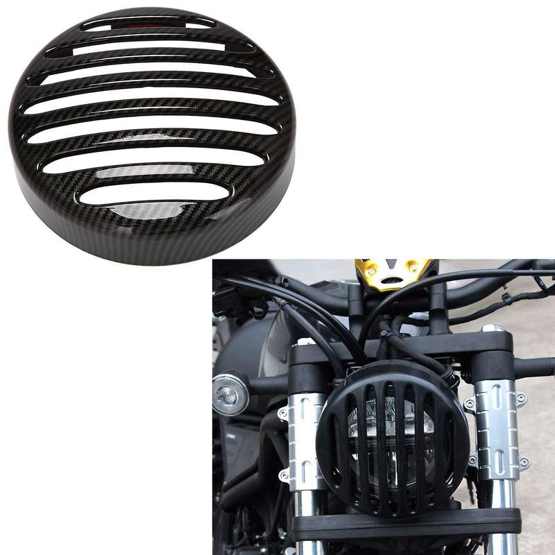 Carbon Motorcycle Accessories Headlight Protector Grille Guard Cover for REBEL CMX500 CMX300 2017-20