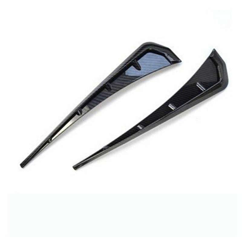 Carbon Pattern Car Side Vent Cover Decoration Side Wing Hood Intake Cover for