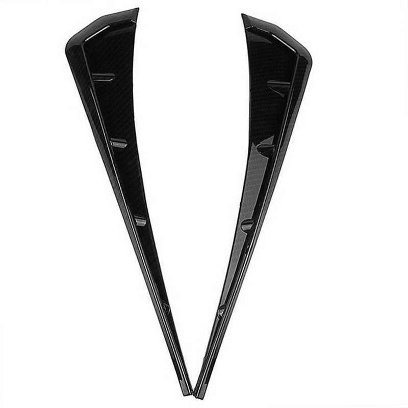 Carbon Pattern Car Side Vent Cover Decoration Side Wing Hood Intake Cover for