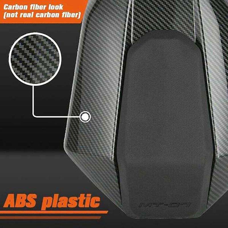 Carbon Pattern Motorcycle Rear Seat Cowl Cover for FZ-07 2015-2017