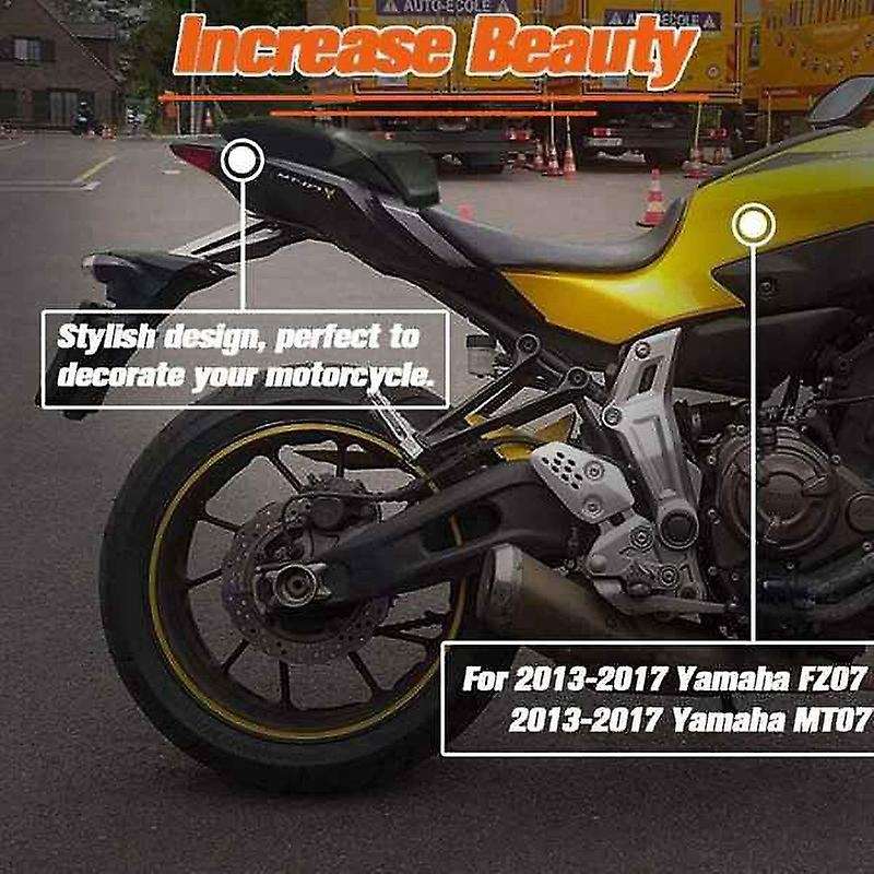 Carbon Pattern Motorcycle Rear Seat Cowl Cover for FZ-07 2015-2017