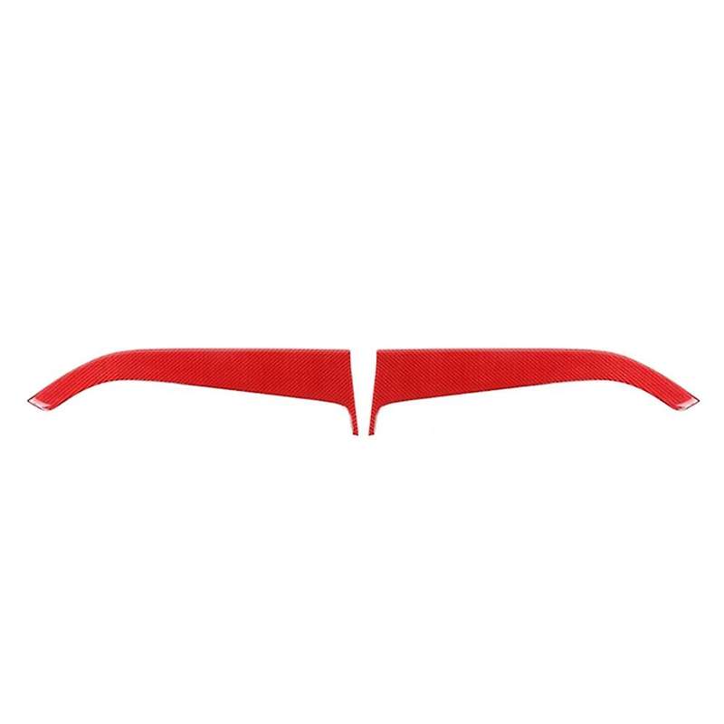 Carbon Pattern Red Interior Mouldings Car Door Panel Decoration Cover Stickers for 2015+ Styling