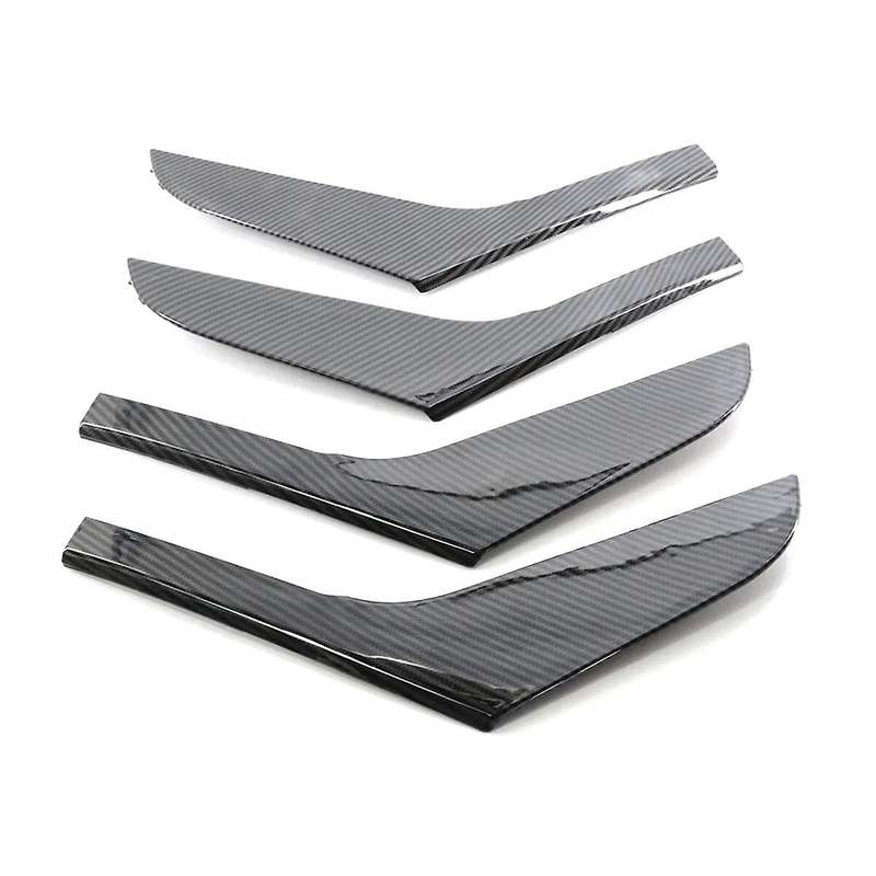 Carbon Style Set of Interior Door Trim for Pull Handle 5K4868039A 5K4868040A for Golf Mk6 2010-2013