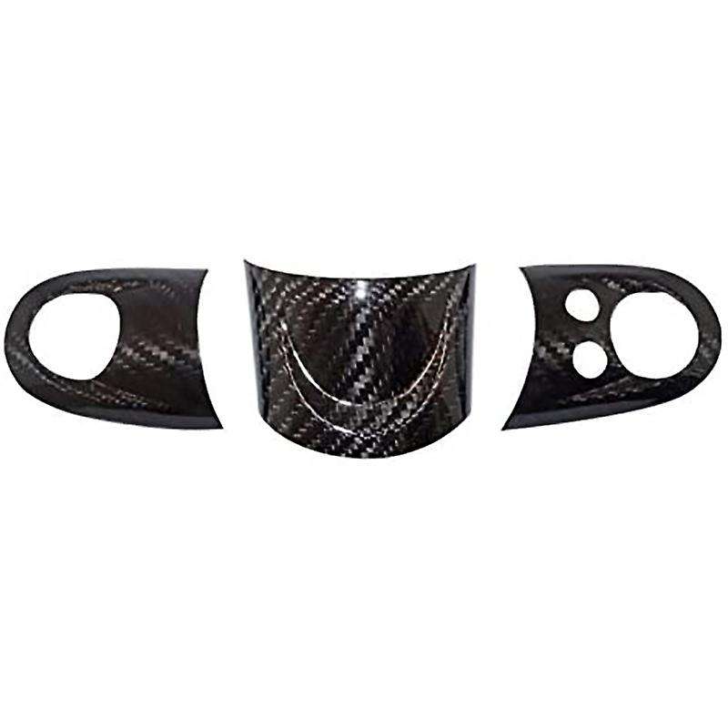 Carbon Steering Wheel Cover Trim Stick Steering Wheel Instrument Panel Cover Moulding for MINI COOP