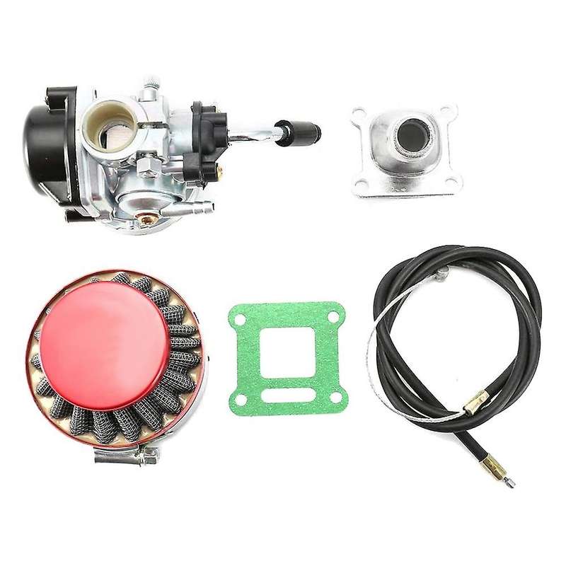 Carburetor Air Filter+Gasket Car Stack for 47Cc 49Cc Mini Moto ATV Dirt Pocket Bike