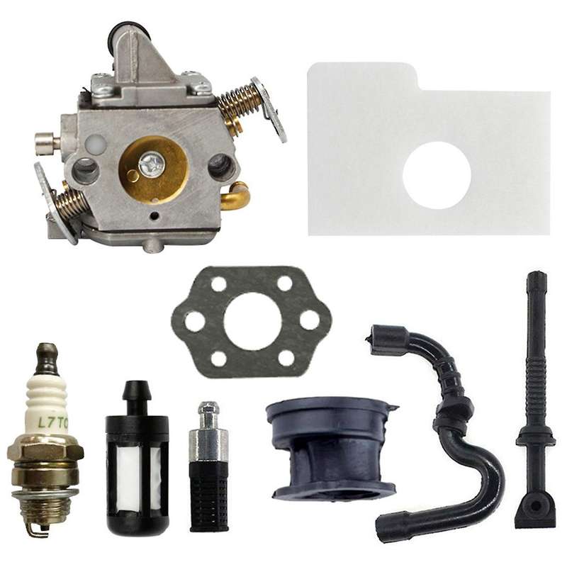Carburetor Kit for Zama C1Q-S57 Fit 017 018 MS170 MS180 Chainsaw Engine Parts 11301200603 Filter Fu