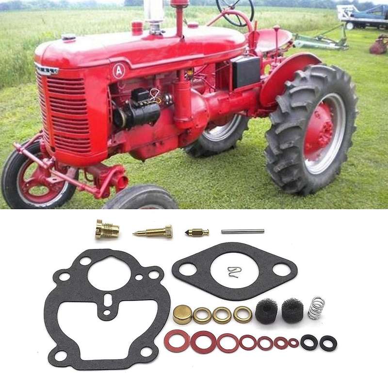 Carburetor Rebuild Repair Kit with for Allis Farmall C Av Super A Super C 130 140