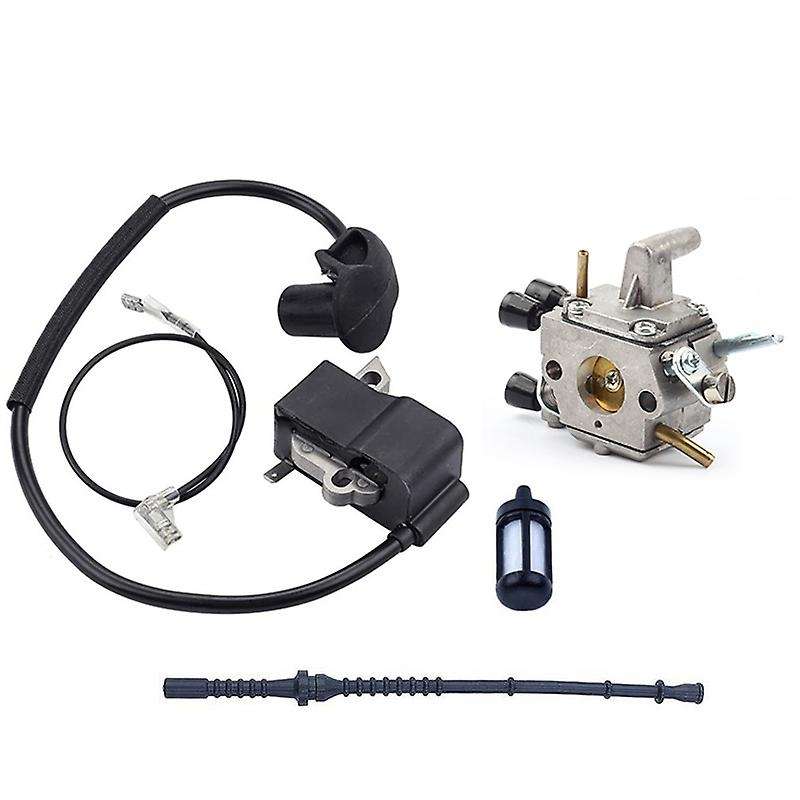 Carburettor Kit for Fs120 Fs250 Fs200 Ignition Coil Fuel Filter Wire Trimmer