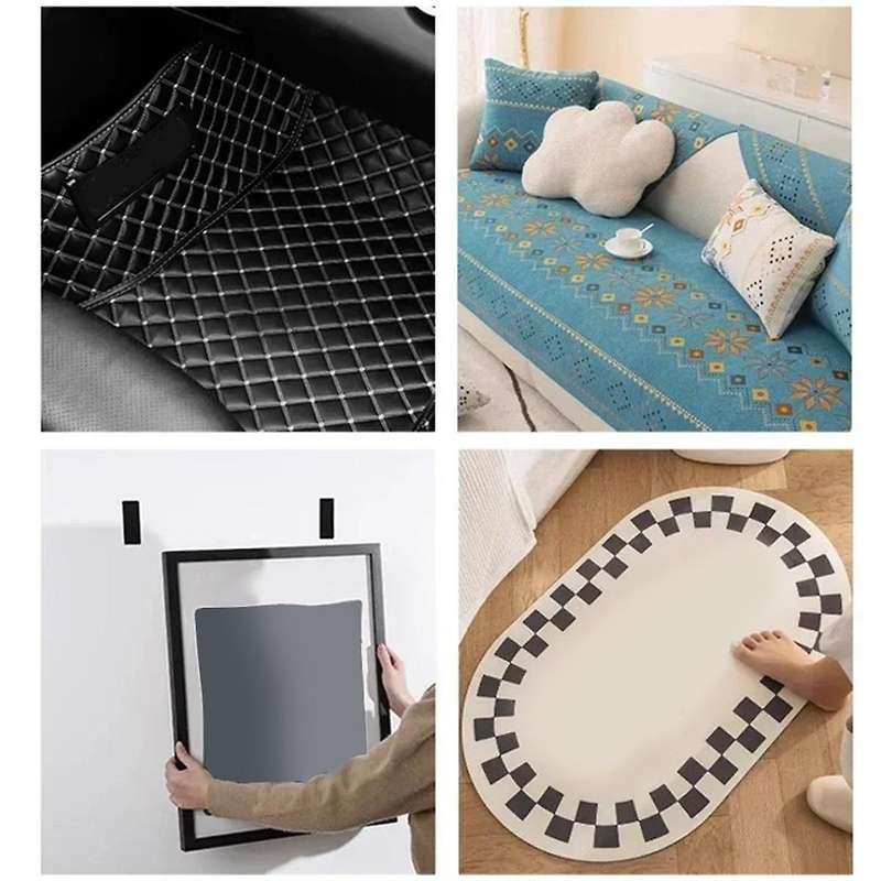 Carpet Fixing Stickers Double Faced High Adhesive Car Carpet Fixed Patches Home Floor Foot Mats Anti