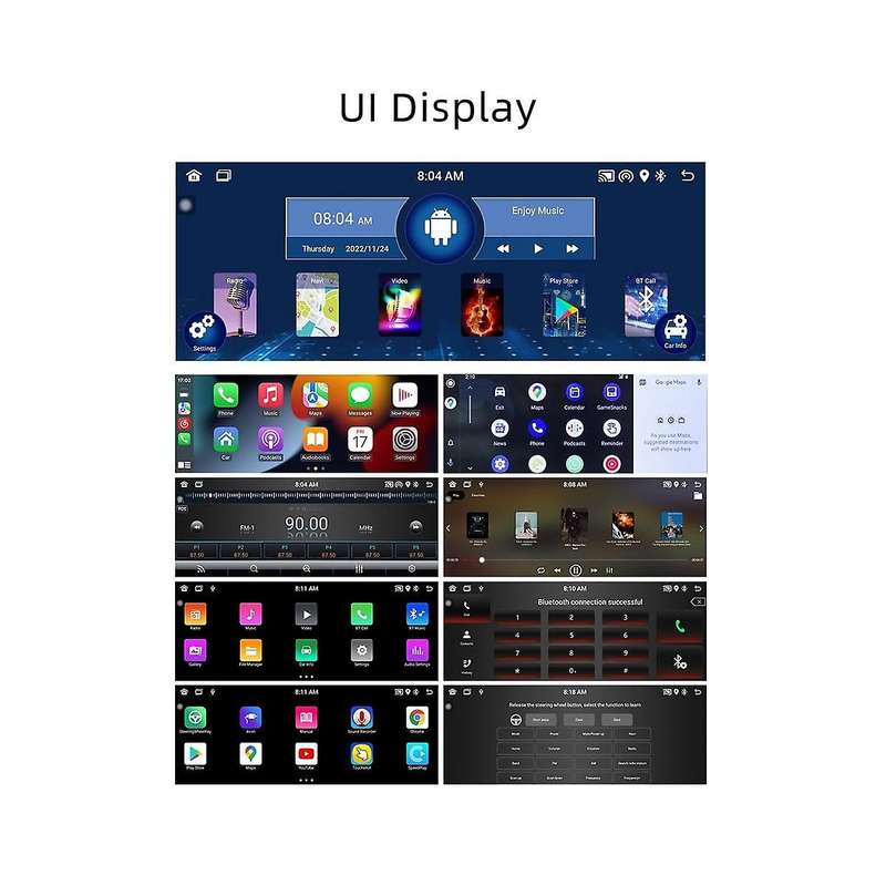 Carplay 1 Din 6.9in 2g+32g Car Multimedia Player Android Gps Bluetooth Wifi Usb Fm Mirror Link Car