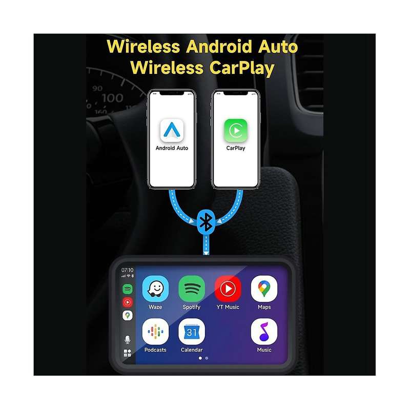 Carplay Ai Box Android 13 Built-in Gps Qualcomm 6125 8-core Cpu Wireless Carplay Android Auto For