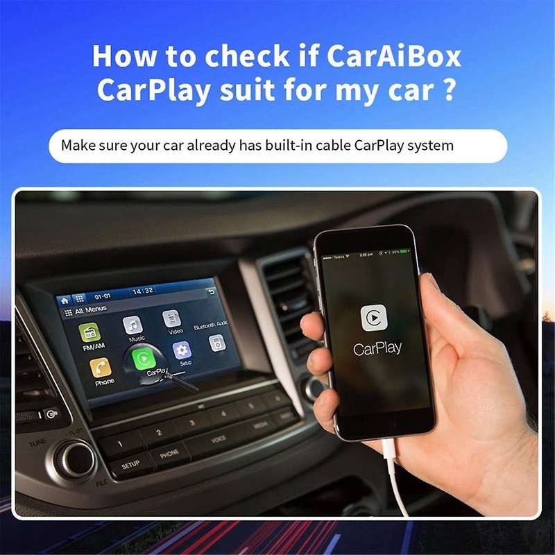 Carplay Ai Box Android Auto Wireless Carplay Adapter Open Car Multimedia Player Android13 System 2+3