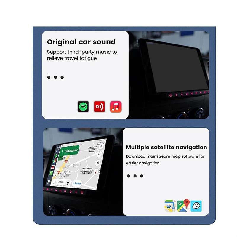Carplay Mini Ai Box Wireless CarPlay Android 13 8+128G Auto Multimedia Player 4GLTE WIFI Audio GPS f