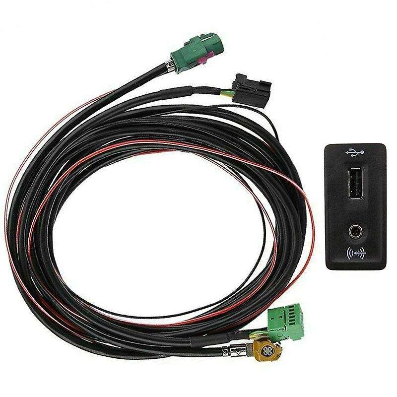 CARPLAY USB AUX CarPlay USB Install Plug Socket Harness for Golf 7 MK7 5QD035762E/J 5G0035222F /E 5G