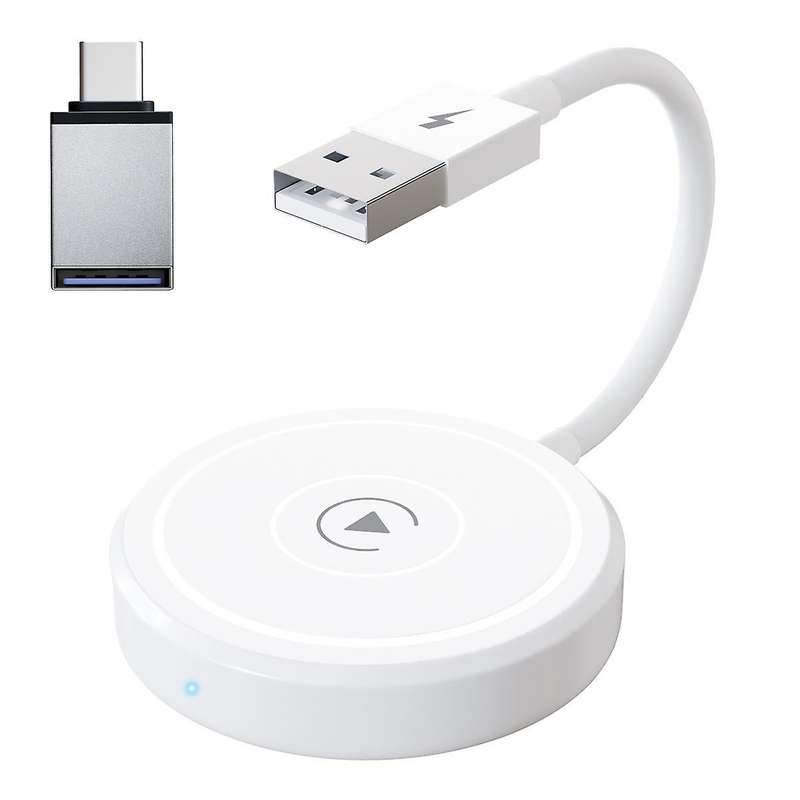 Carplay Wireless Adapter for 5GHz WiFi Automatic Connection Bluetooth Carplay Adapter for Car Model
