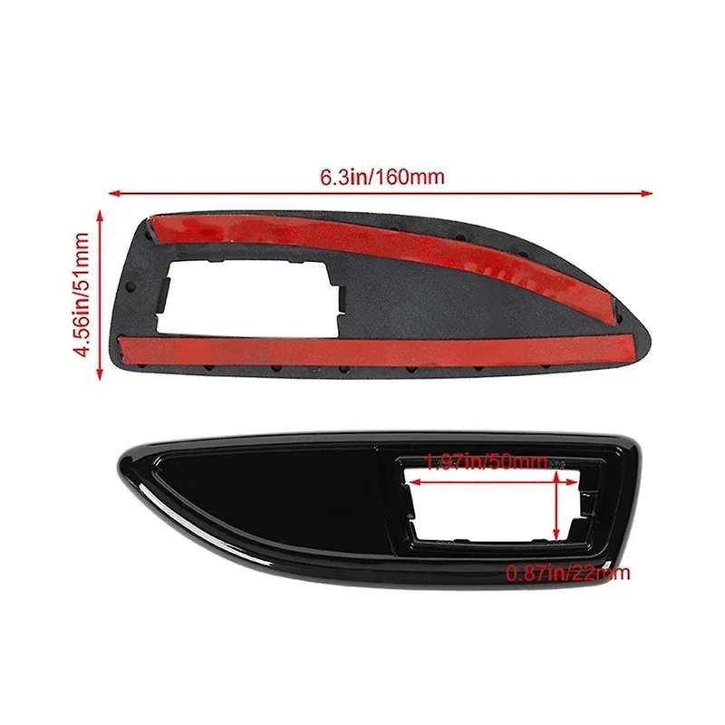 Cars Light Covers Side Light Frames Suitable for / H MK5 2004-2009 13250944