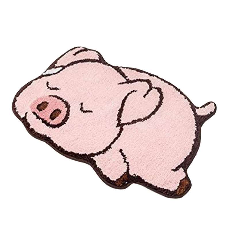 -cartoon Animal Shaped Mats Anti- Bathroom Mats Sitting Room Bedroom Doormats Area Rugs Bathmat