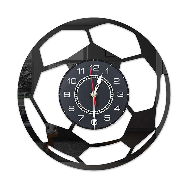 Cartoon Football Clock Fashion Simple Wall Clock Living Room Bedroom Wall Quartz Clock Wall Clock