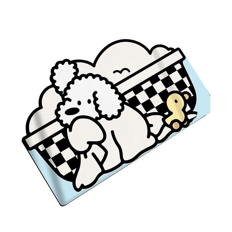 Cartoon Cute Animal Bathroom Non- Mat Absorbent Quick-drying Non- Wear-resistant Velvet Cushion