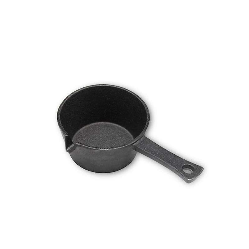 Cast Iron Dip Pan Mini Round Dip Pan for Outdoor BBQ Picnic 9.5cm