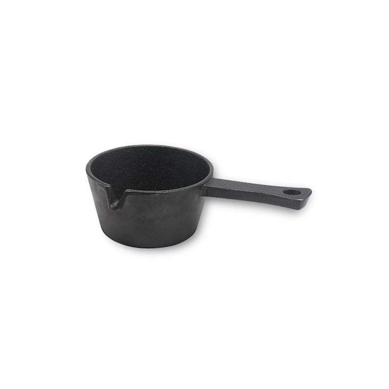 Cast Iron Dip Pan Mini Round Dip Pan for Outdoor BBQ Picnic 9.5cm