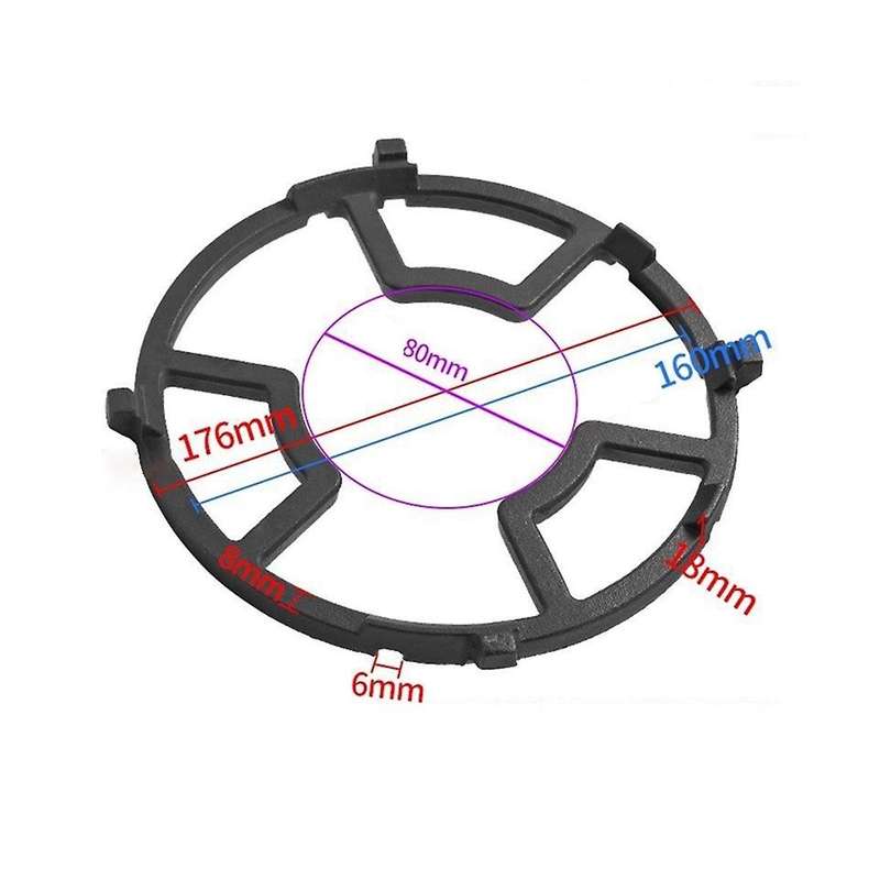 Cast Iron Gas Cooker Shelf Gas Stove Cooker Plate Coffee Moka Pot Stand Reducer Ring Holder Home Kit