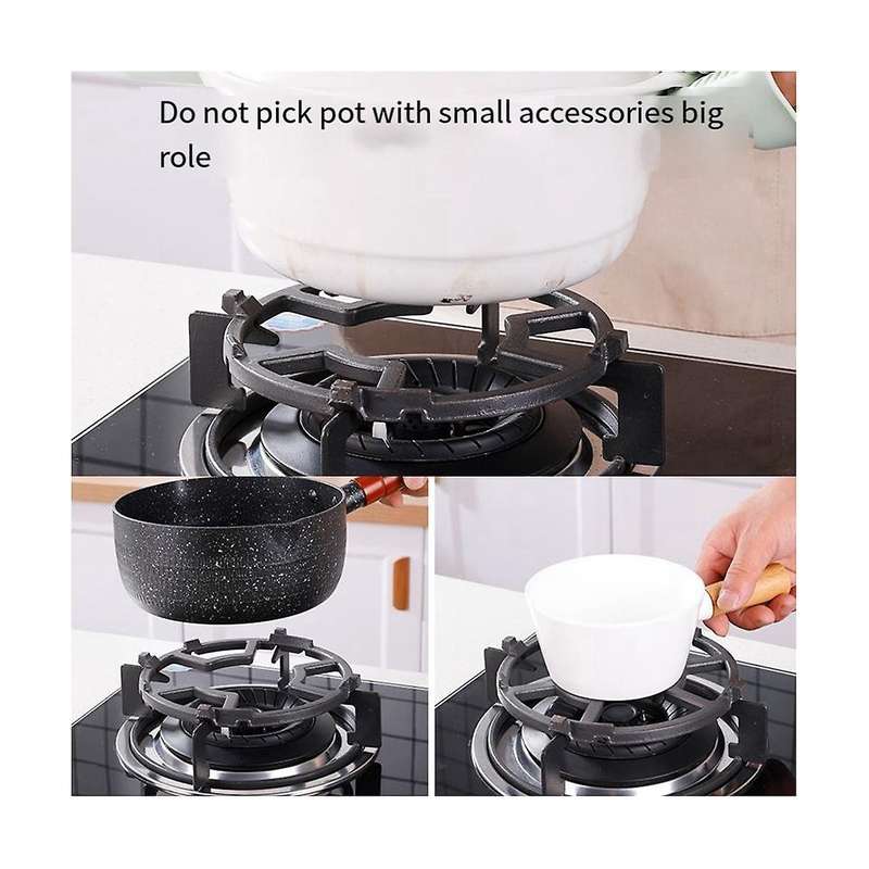 Cast Iron Gas Cooker Shelf Gas Stove Cooker Plate Coffee Moka Pot Stand Reducer Ring Holder Home Kit