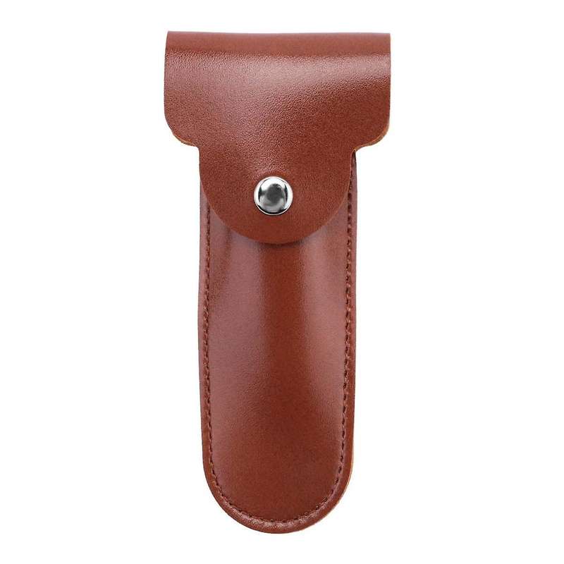 Case Travel Holder Manual Double Edge Safety Razors Container PU Leather Bag