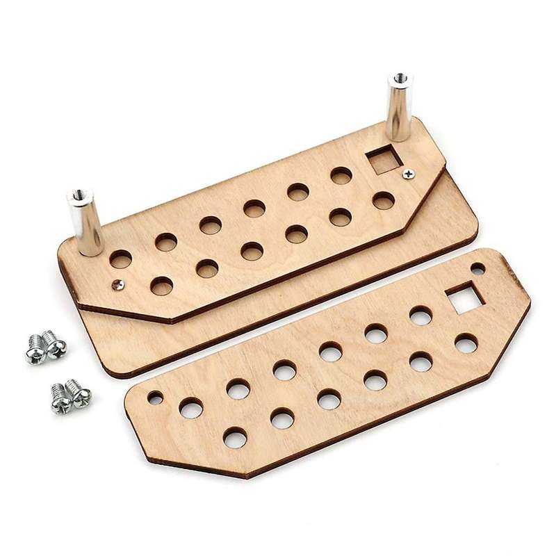 Carving Storage Rack Multi Hole Organizer Wooden Rack for Carving Tools