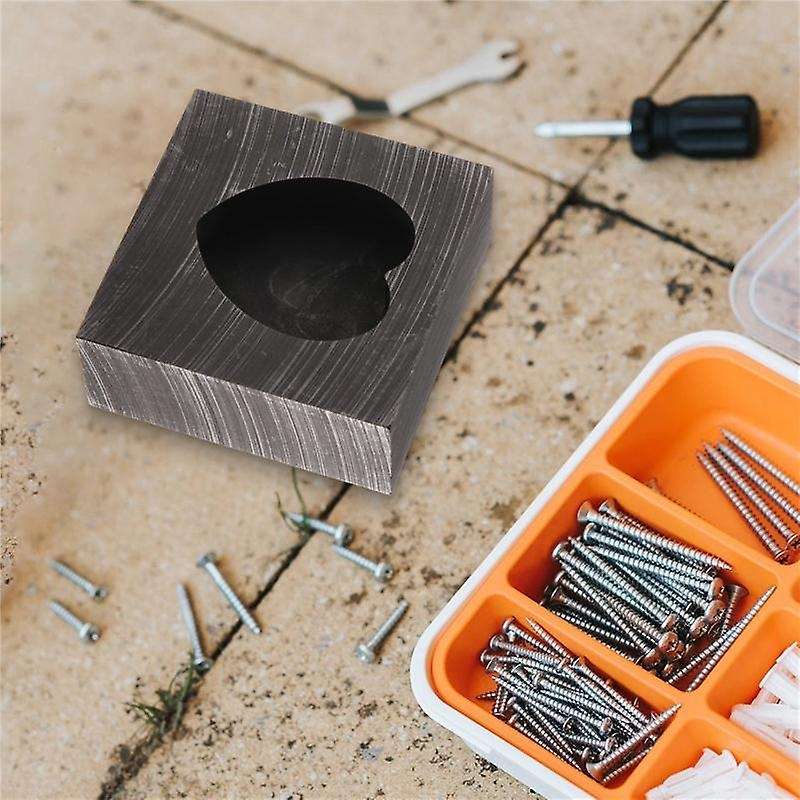 Casting Mold, Heart Graphite Casting Ingot Mold Crucible Mould for Melting Casting Refining Metal Al