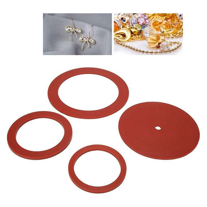 Casting Machine Gasket, 4pcs Casting Machine Gasket Rubber Gasket Jewelry, Jewelry Making Tools, Fo