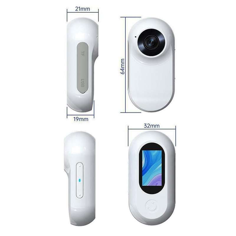 Cat Camera Collar Wireless Cameras with 170 Wide Angle Lens Stable Collar Camera Sport Action Camera