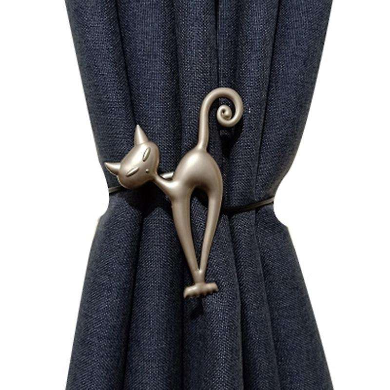 Cat Shape Strong Curtain Tiebacks Belts Ropes Curtain Holdback Curtain Rods Accessoires Curtain Rin