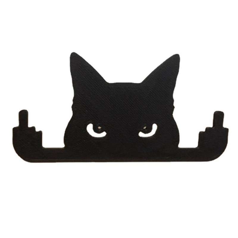 Cat Silhouette Garden Decoration - Garden Animal Silhouette - Backyard Cat Decoration