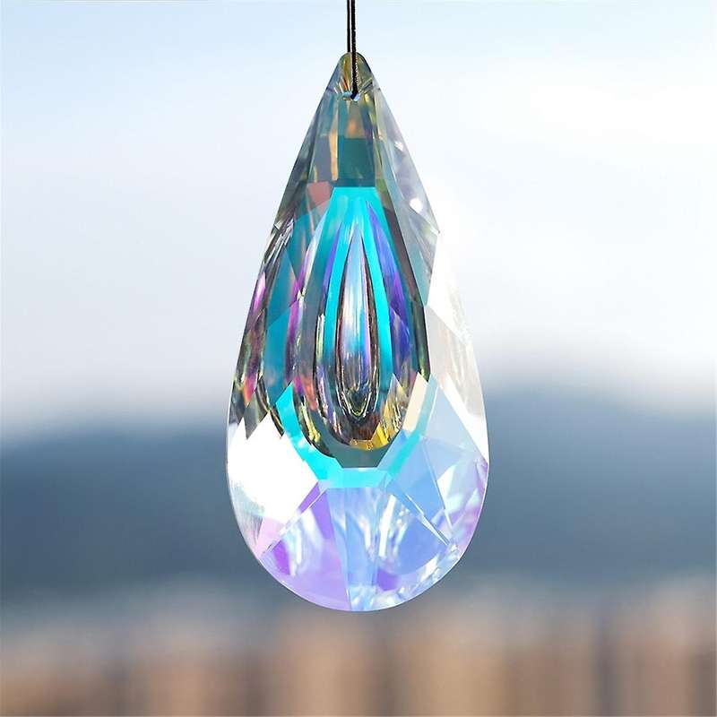 Catcher, 2-Pack Large Prismatic Light Catcher Window Hanging Decorative Rainbow Maker