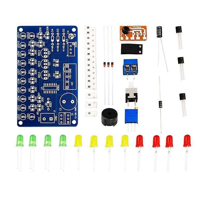 CD4060 SMD Music Lantern Circuit Kit Music Light Circuit Board Electronic DIY Skill Training In-Line