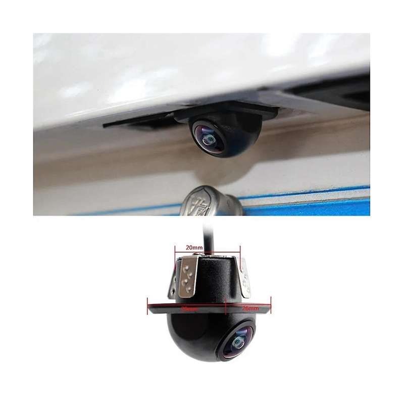 Ccd Fisheye Lens Car Camera Rear View Wide Angle Reversing Backup Camera Hd Night Vision Auto Parki
