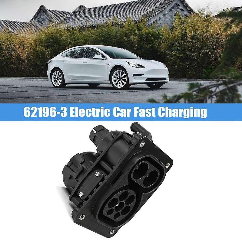 Ccs Type 2 Ev Female Combo 2 Socket 1000v 62196-3 Electric Car Fast Charging Dc150a 850v Dc