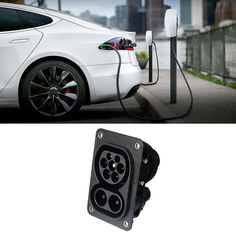 Ccs Type 2 Ev Female Combo 2 Socket 1000v 62196-3 Electric Car Fast Charging Dc150a 850v Dc