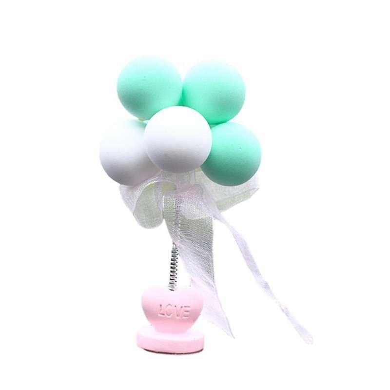 C-Dashboard Ornament, Balloon Bobblehead Car Dash Decor Car Interior Shaking Head Ornaments for Desk