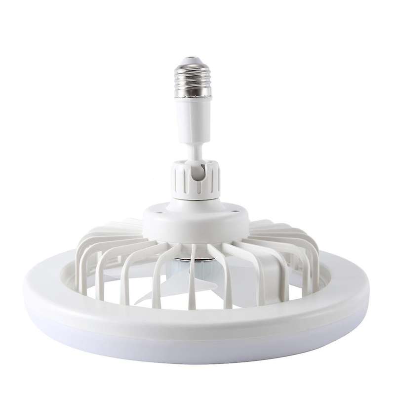 Ceiling Fan with Light and Control E27 Ceiling Fan Cooling Electric Fan Lamp Chandelier for Room Hom
